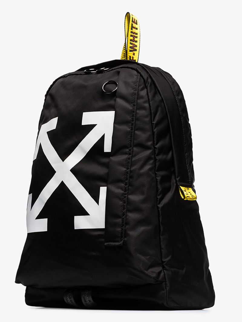 Black Arrow Print Backpack
