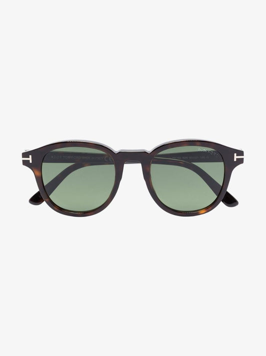 Brown Tortoiseshell Round Sunglasses