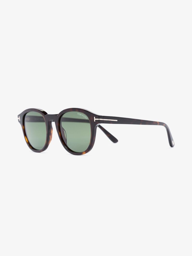 Brown Tortoiseshell Round Sunglasses
