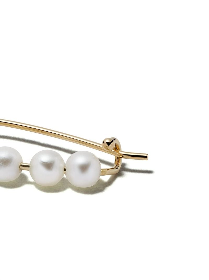 14k Yellow Gold Sea of Beauty Pearl Drop Earrings