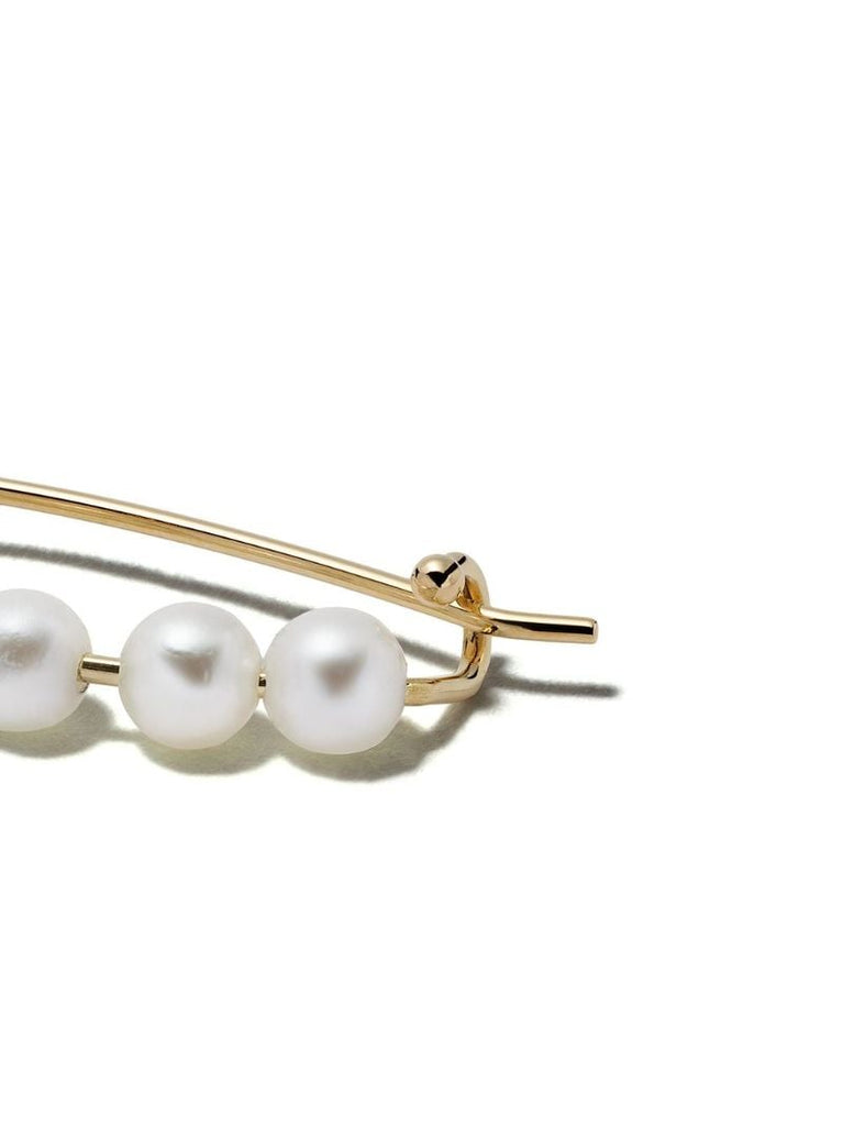 14k Yellow Gold Sea of Beauty Pearl Drop Earrings