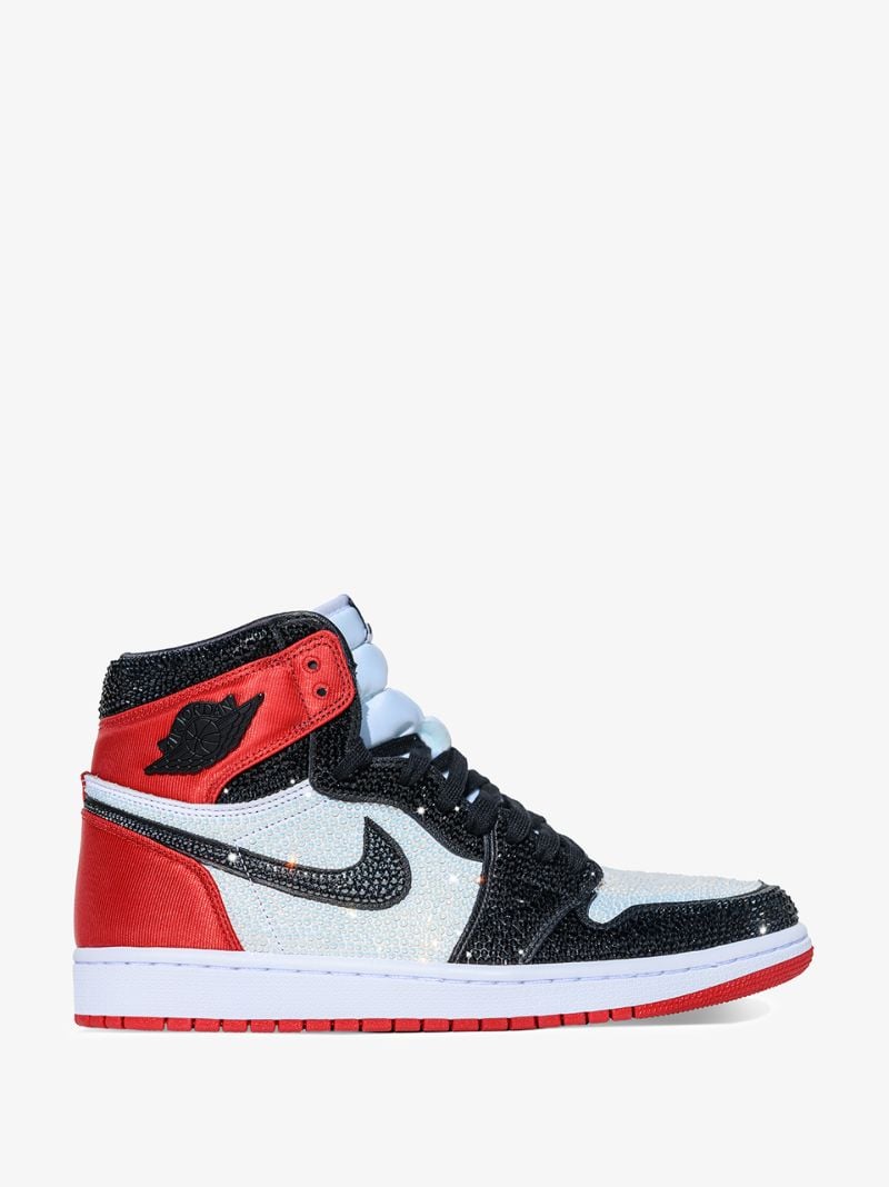 Multicolour Nike Air Jordan Crystal Embellished Sneakers