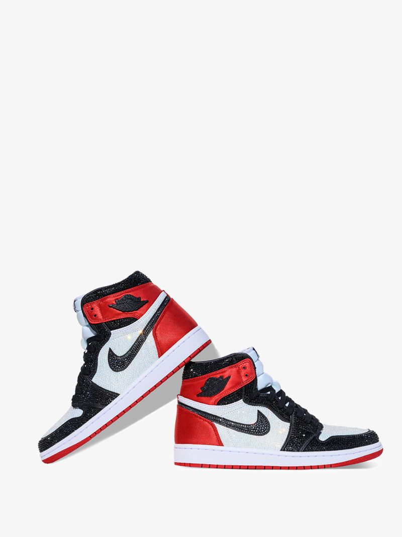 Multicolour Nike Air Jordan Crystal Embellished Sneakers