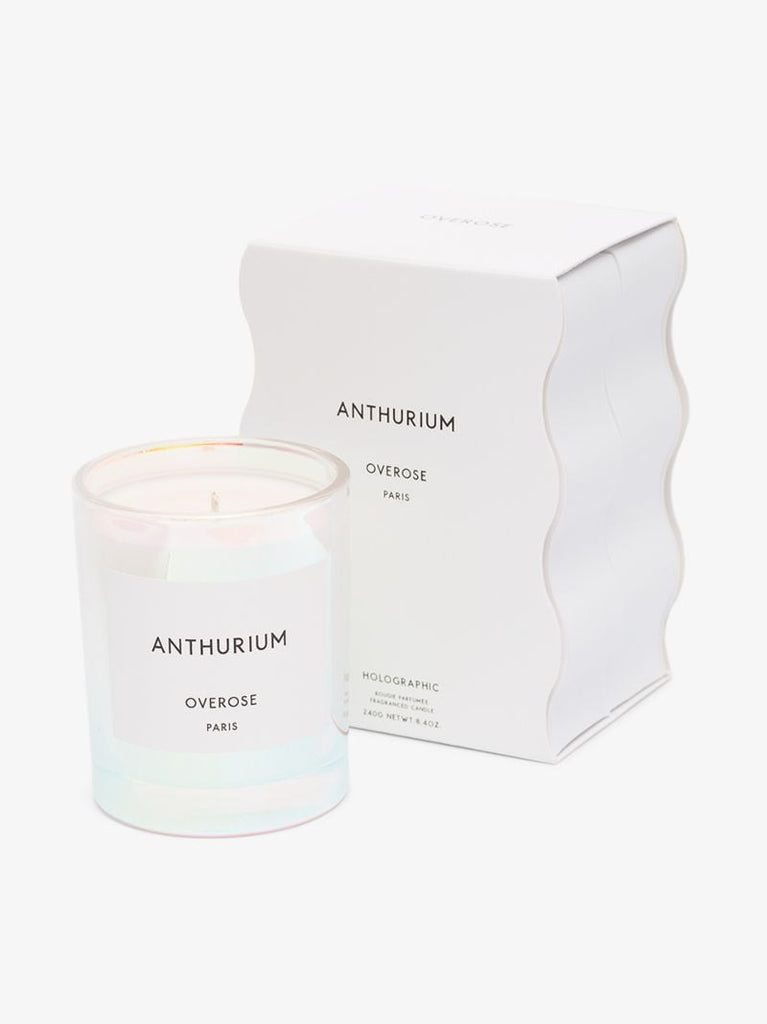 White Anthurium Candle