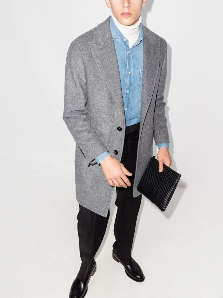 Classic Medium Wash Denim Shirt
