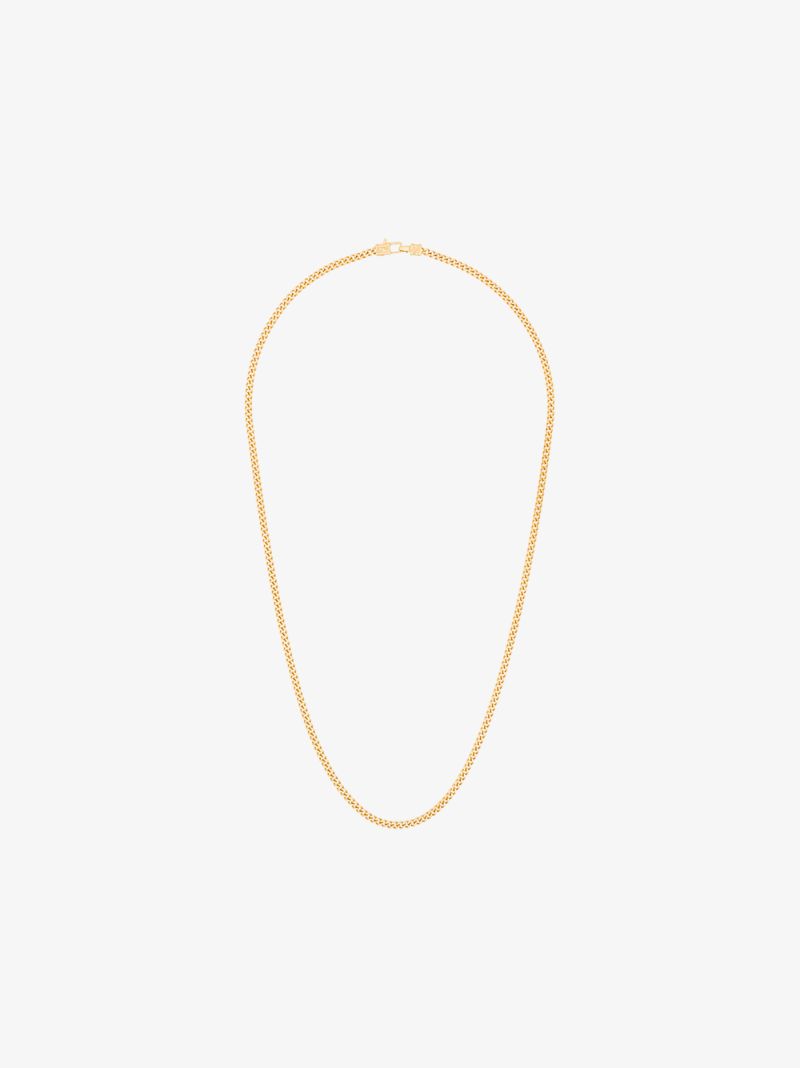 9k Gold-plated Curb Chain Necklace
