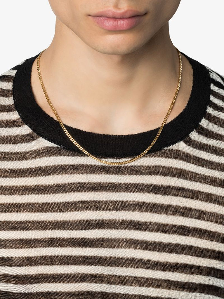 9k Gold-plated Curb Chain Necklace