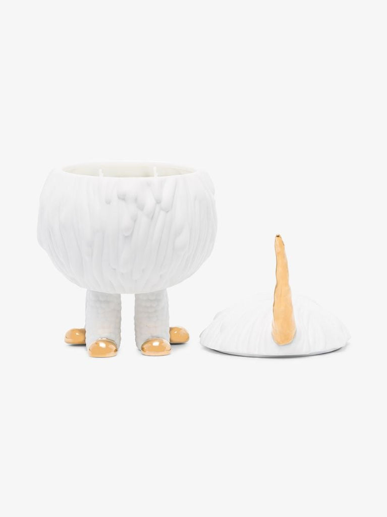 X Haas Brothers White Mojave Unicorn Candle