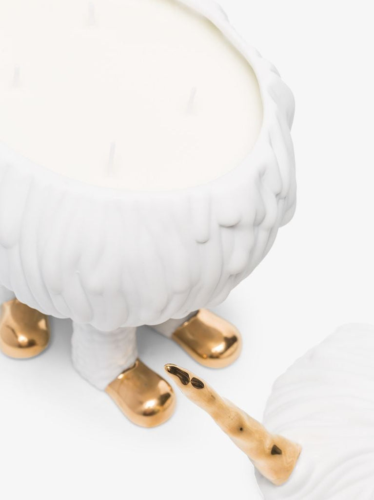 X Haas Brothers White Mojave Unicorn Candle