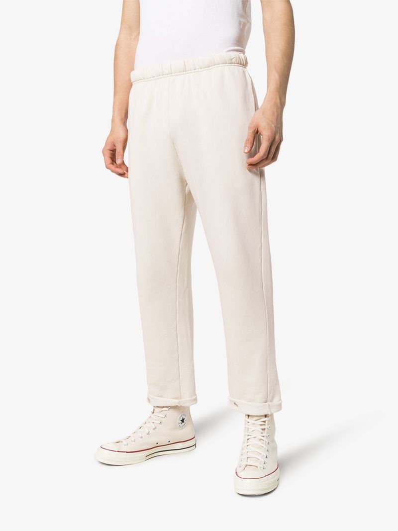 Neutral Cotton Track Pants