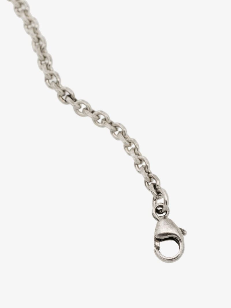 Silver-tone Link Chain Bracelet