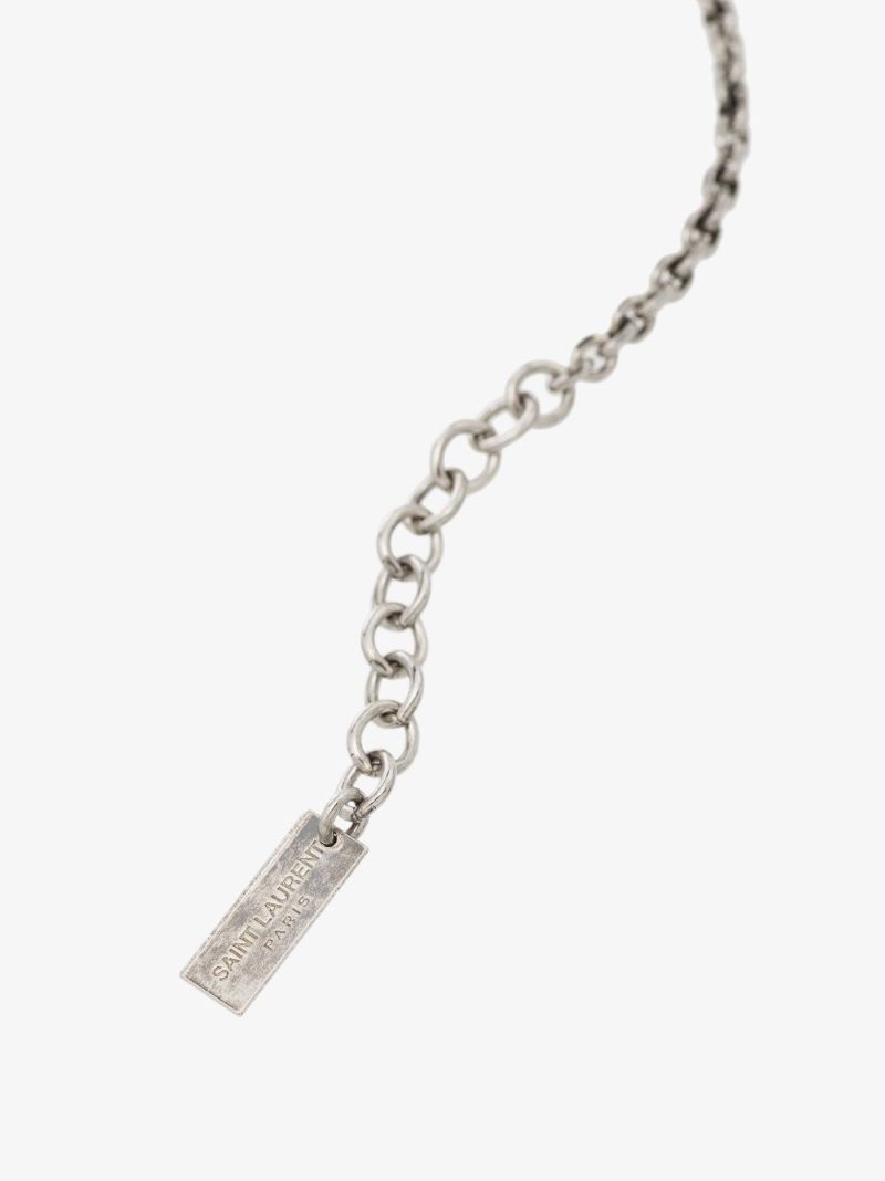 Silver-tone Link Chain Bracelet