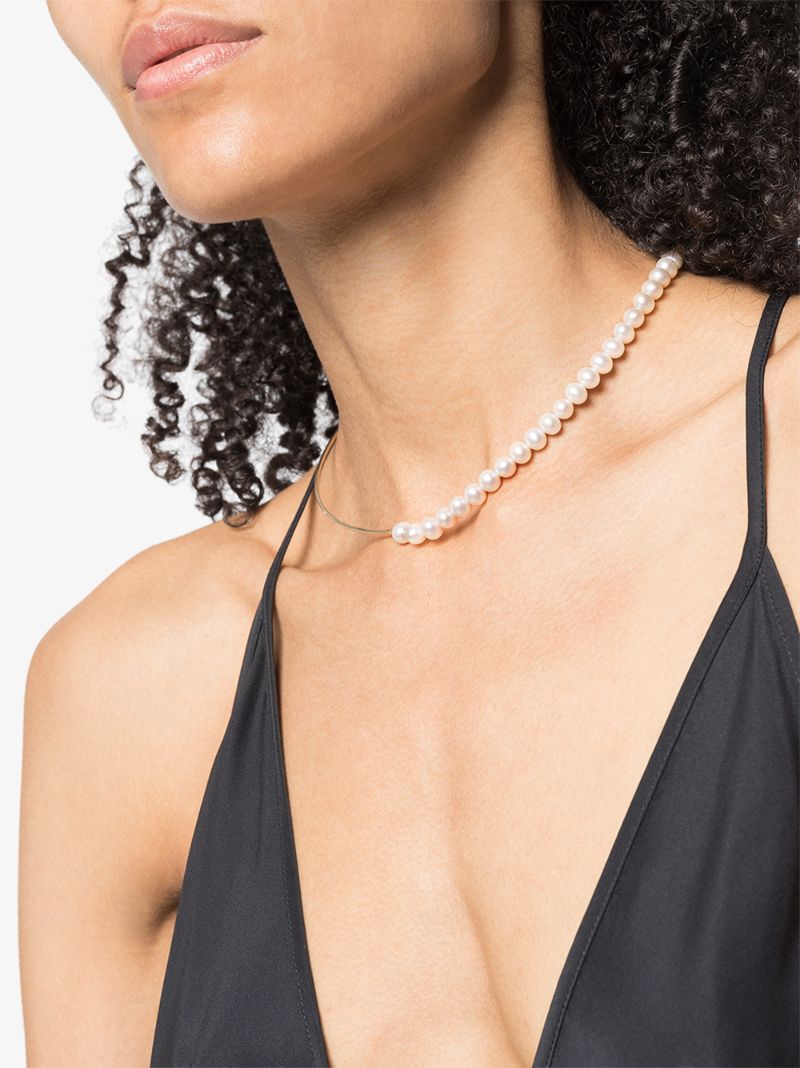 14k Yellow Gold Not Your Mother's Pearl Necklace
