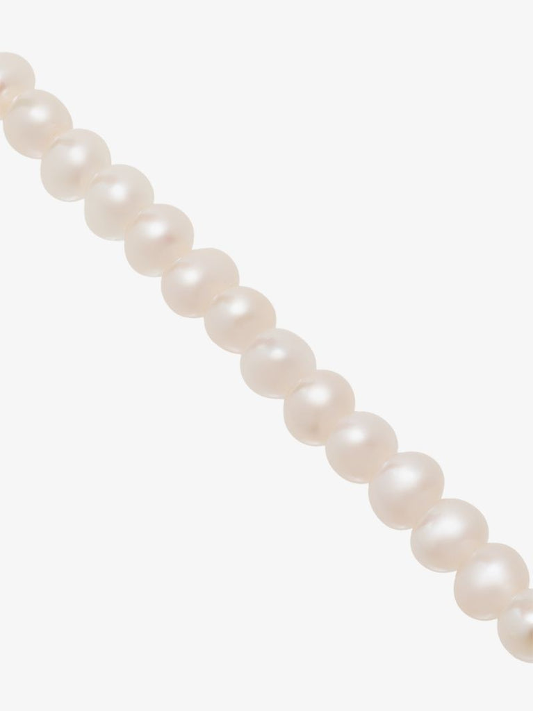 9k Yellow Gold Pearl Anklet