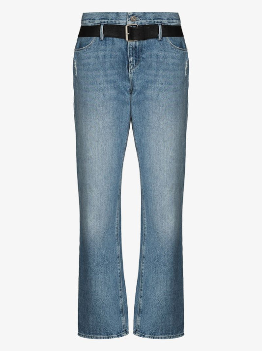 Dexter Belted Boyfriend Jeans