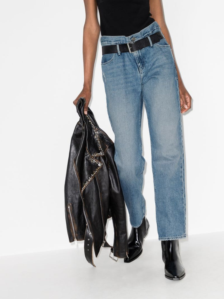 Dexter Belted Boyfriend Jeans