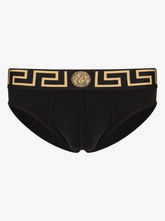 Greca Cotton Briefs