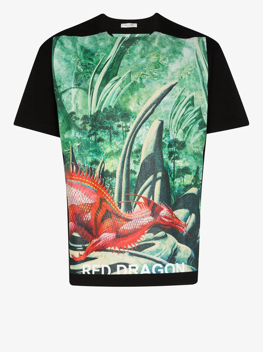 Red Dragon Printed T-shirt