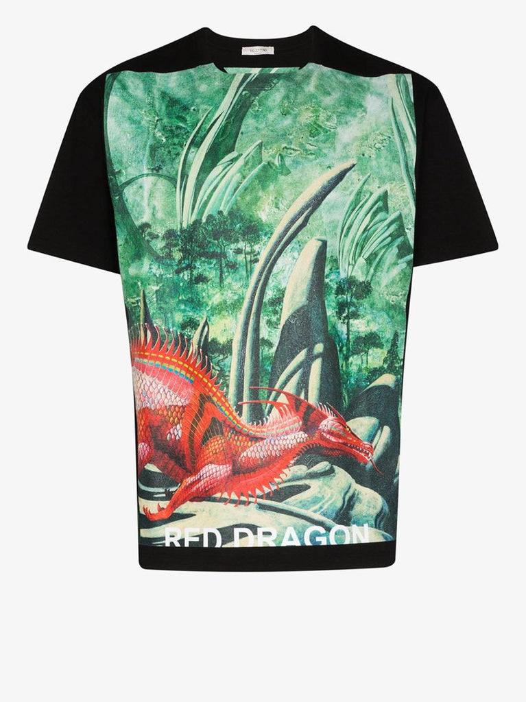 Red Dragon Printed T-shirt