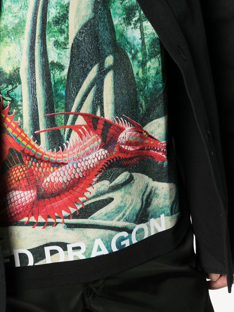 Red Dragon Printed T-shirt