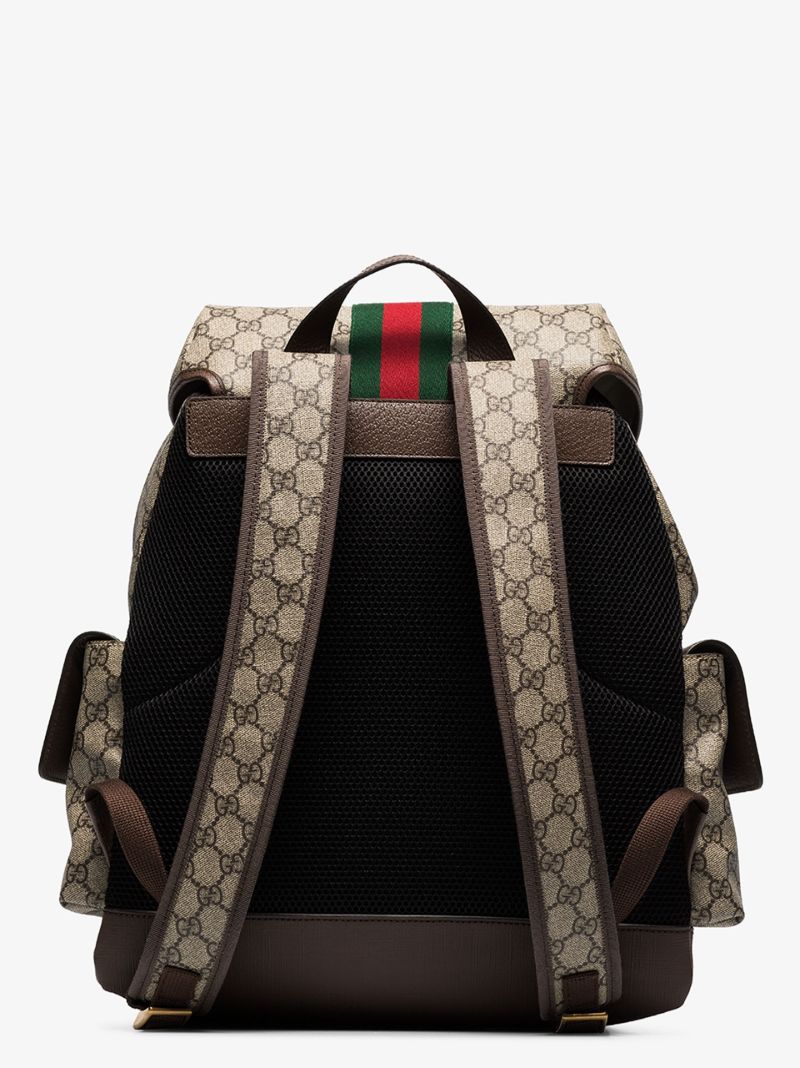 Monogram Pattern Backpack