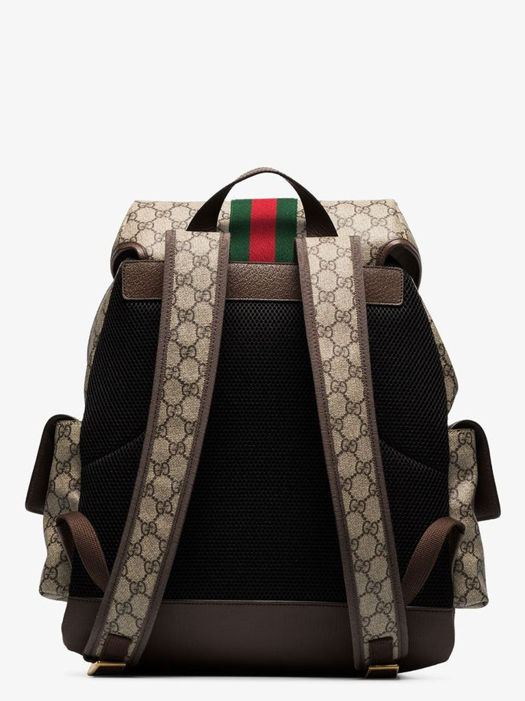 Monogram Pattern Backpack