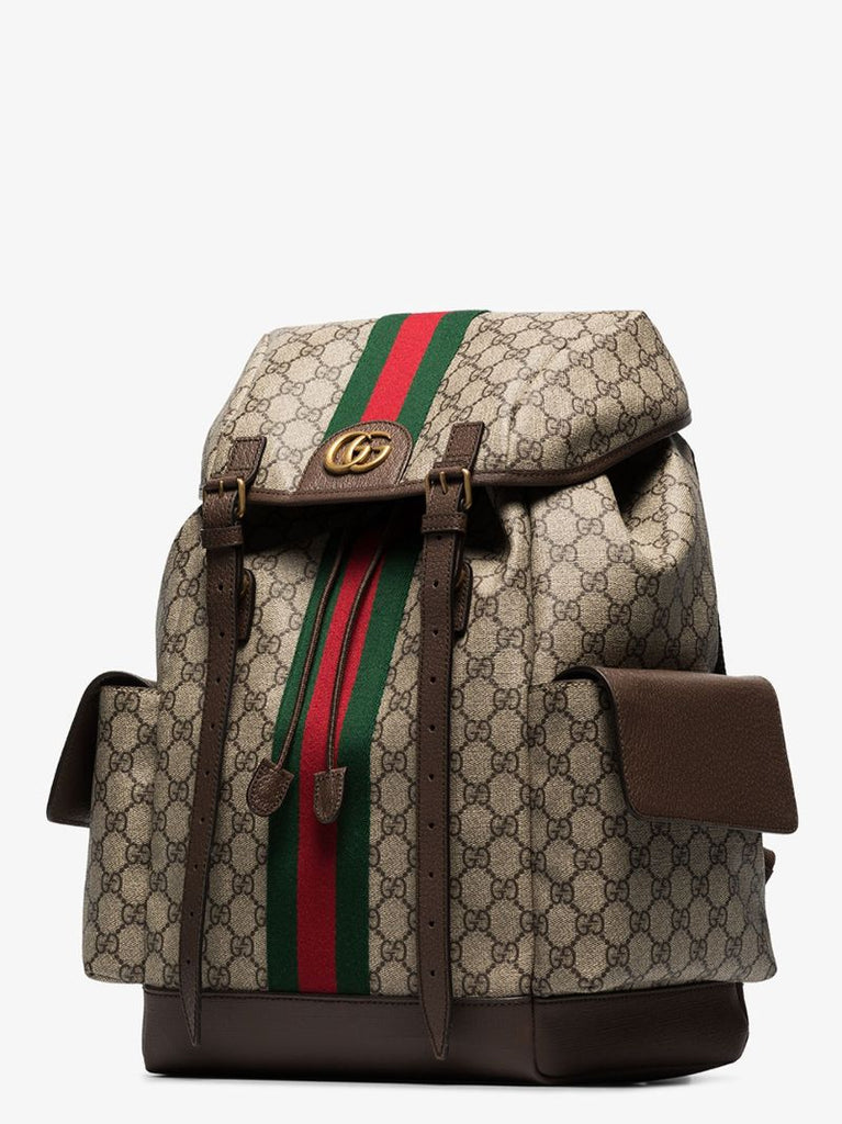 Monogram Pattern Backpack