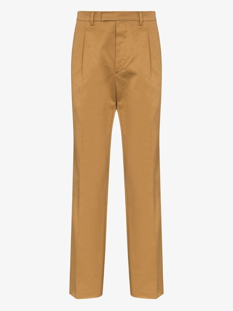 Pleated Cotton Trousers