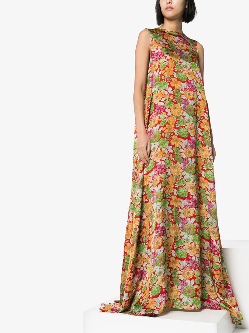 Floral Print Maxi Dress