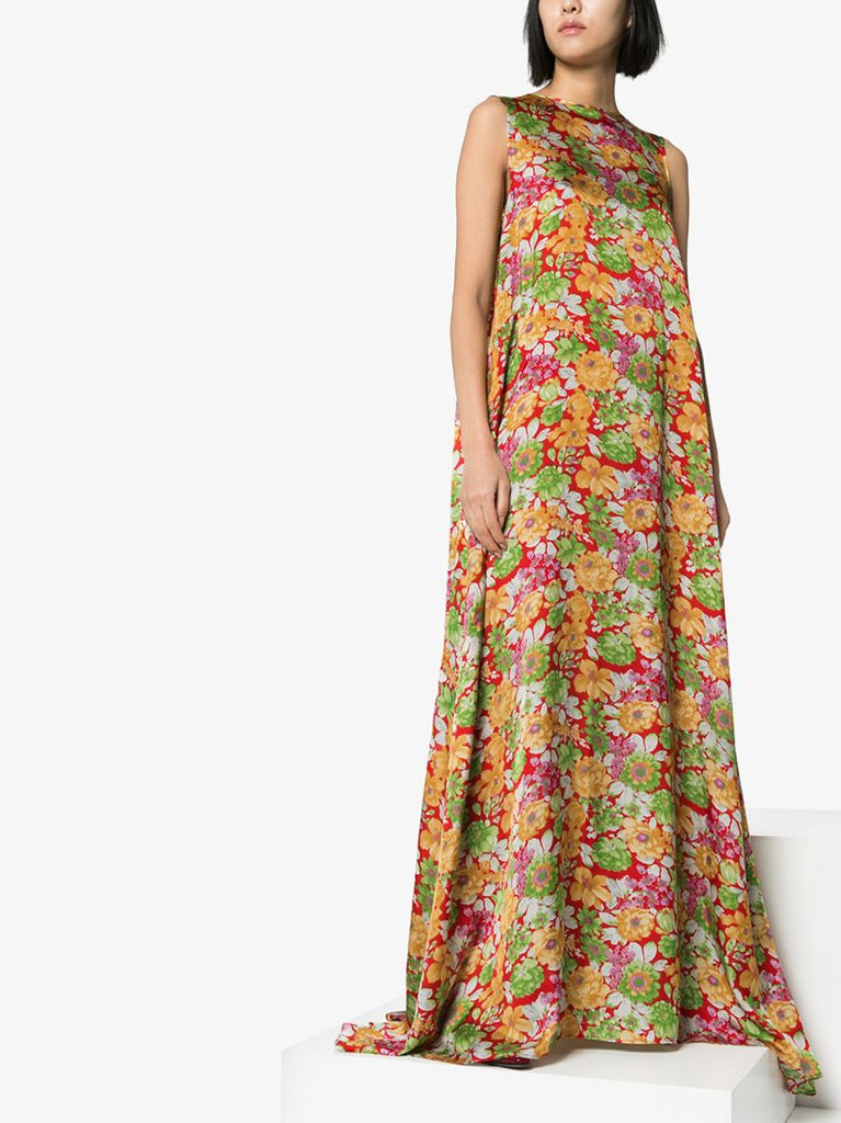 Floral Print Maxi Dress