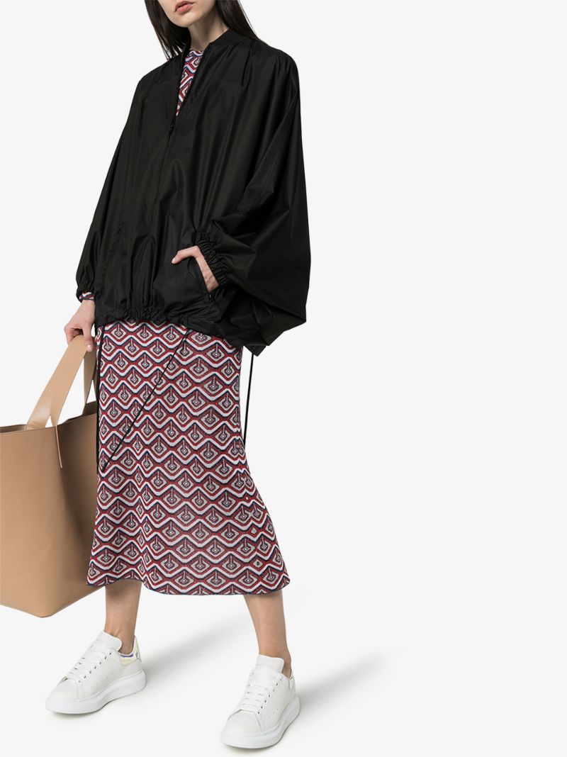 Black Shell Batwing Raincoat