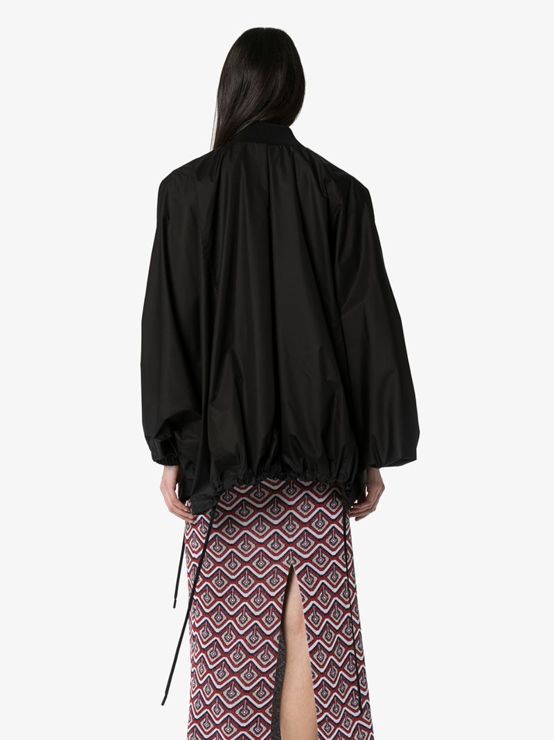 Black Shell Batwing Raincoat