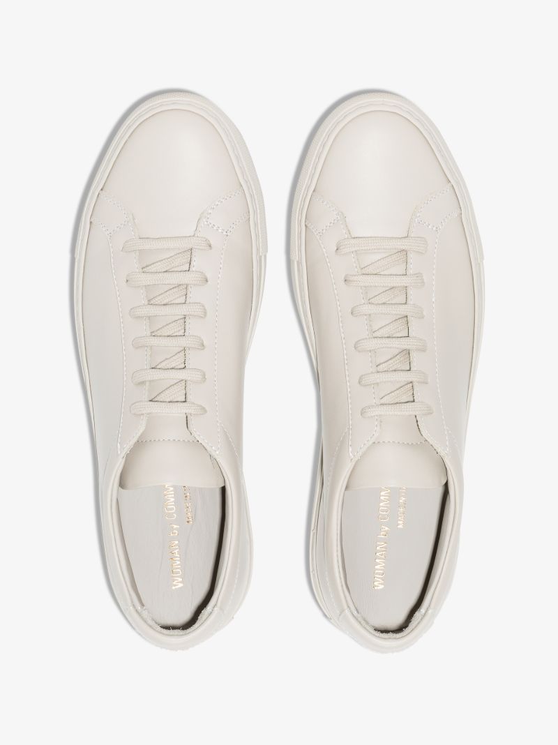 Neutral Achilles Leather Low Top Sneakers