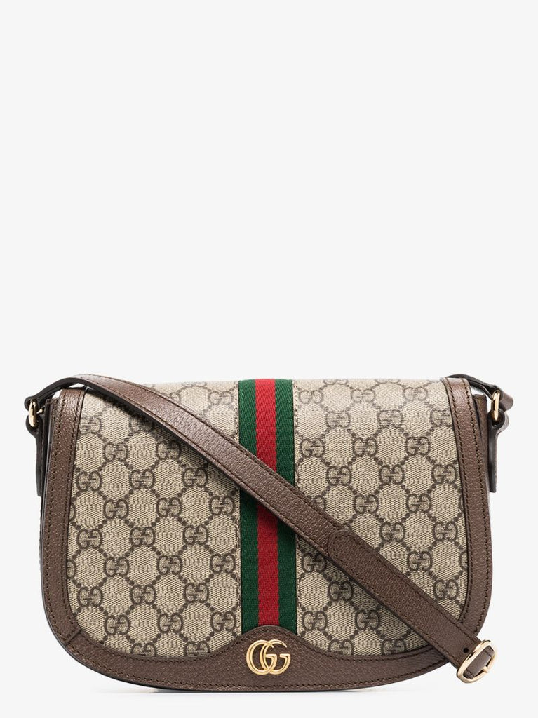 Brown Ophidia Gg Supreme Cross Body Bag