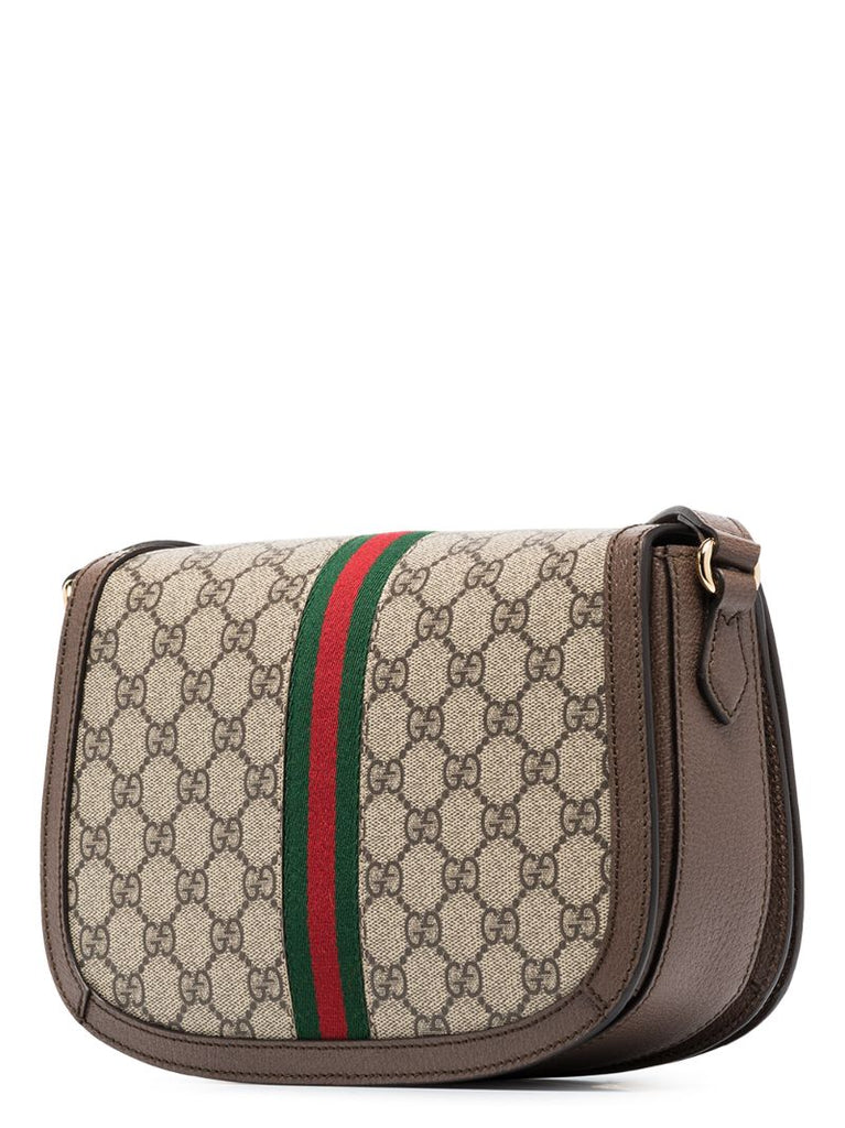 Brown Ophidia Gg Supreme Cross Body Bag