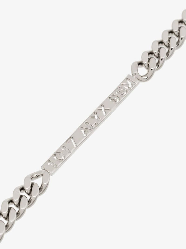Silver Tone Buckle Chain Necklace