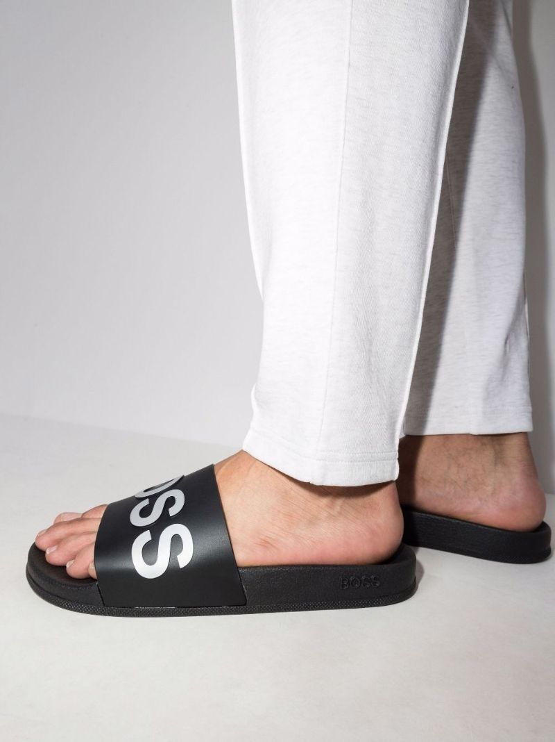 Black Logo Print Slides