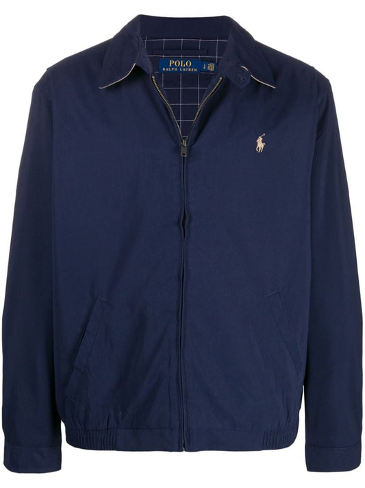 Blue Polo Pony Zipped Jacket