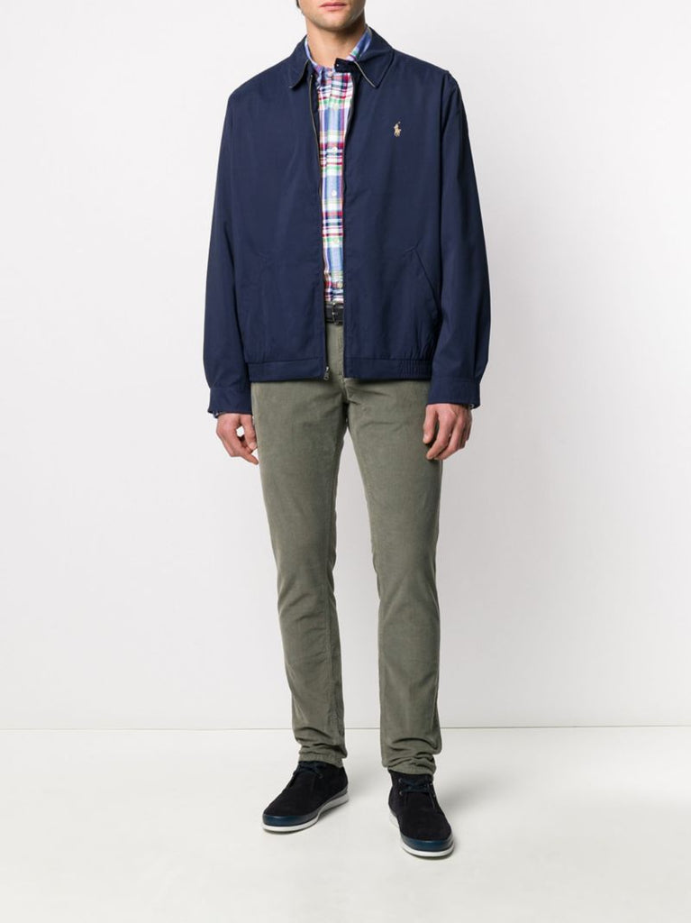 Blue Polo Pony Zipped Jacket