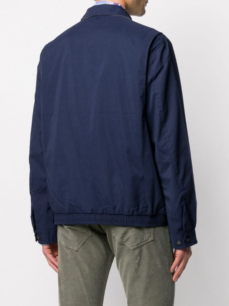 Blue Polo Pony Zipped Jacket