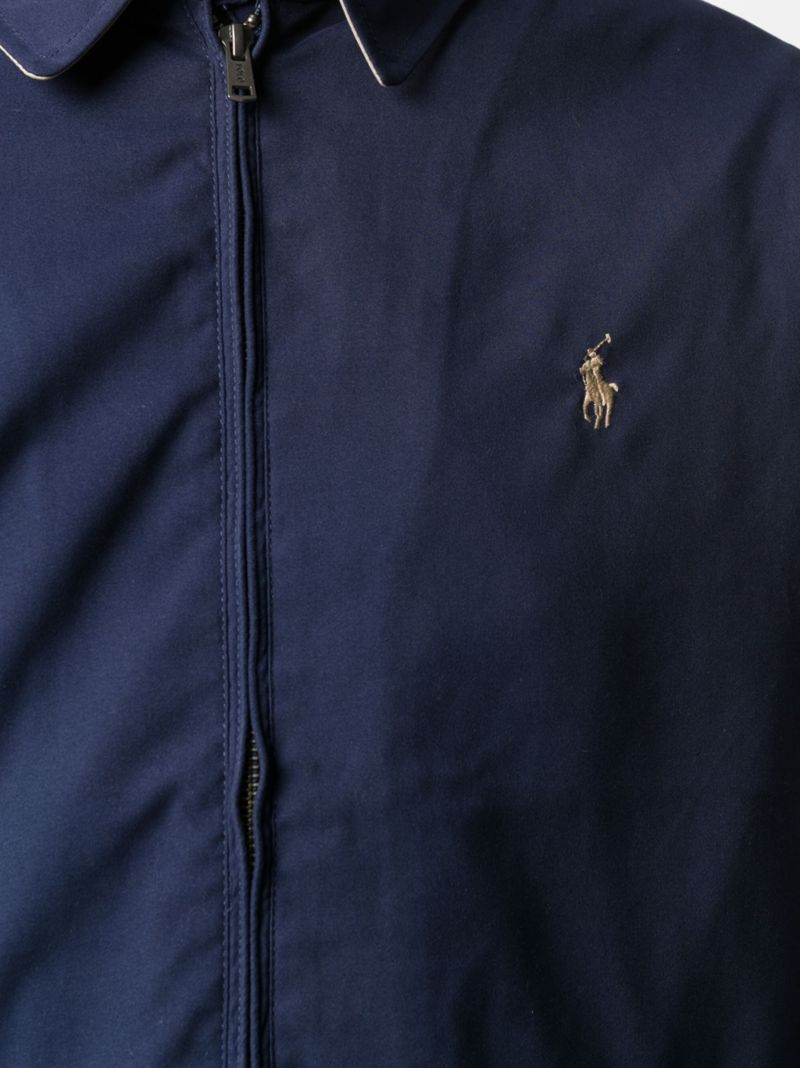 Blue Polo Pony Zipped Jacket