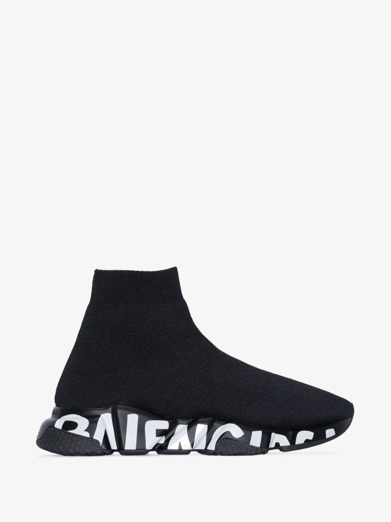 Black Speed Sock Sneakers