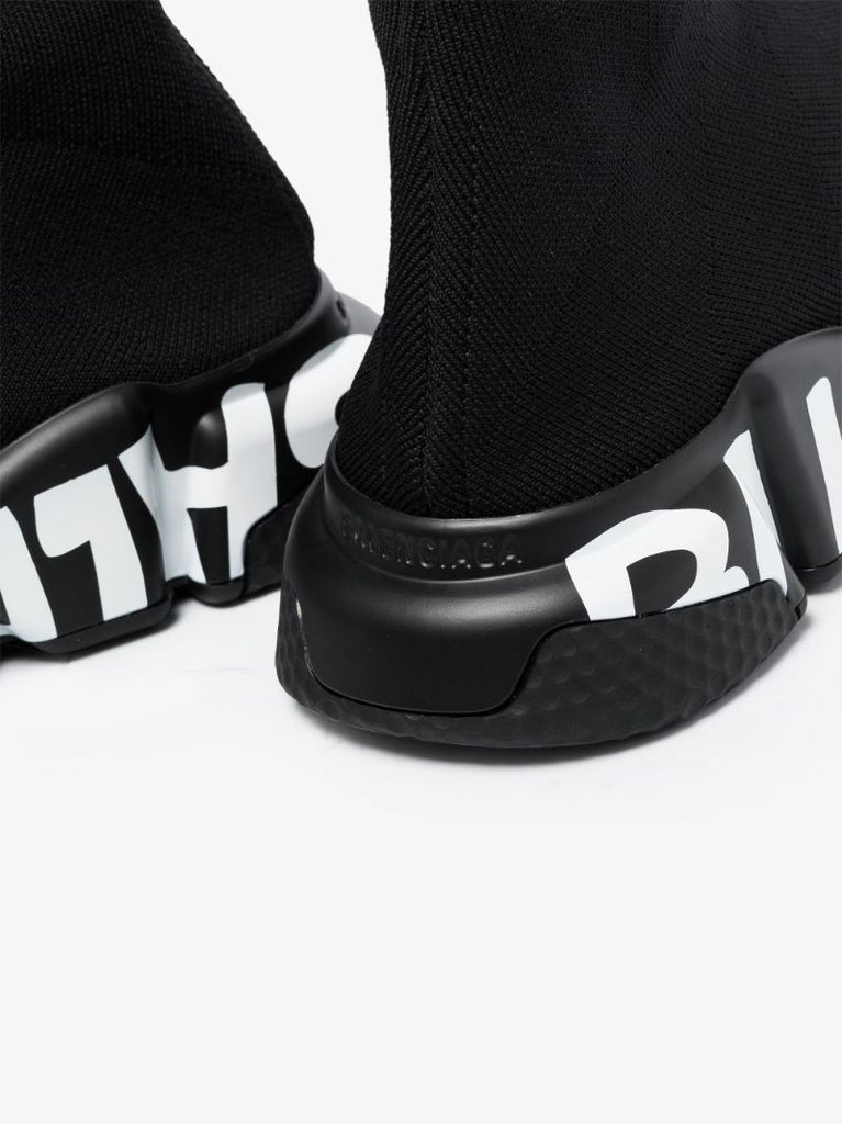 Black Speed Sock Sneakers