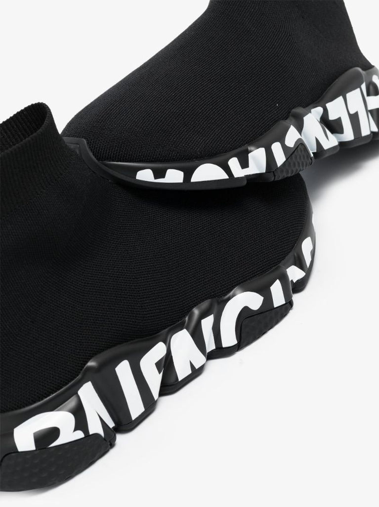 Black Speed Sock Sneakers
