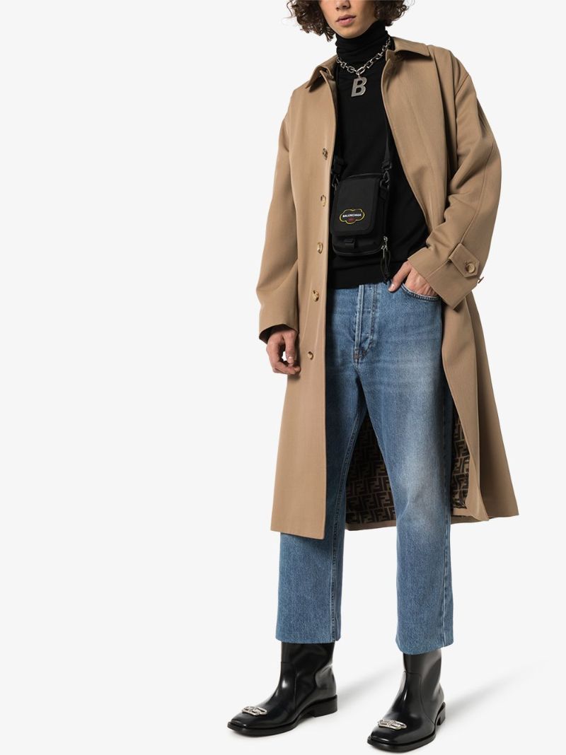 Cropped Straight Leg Jeans