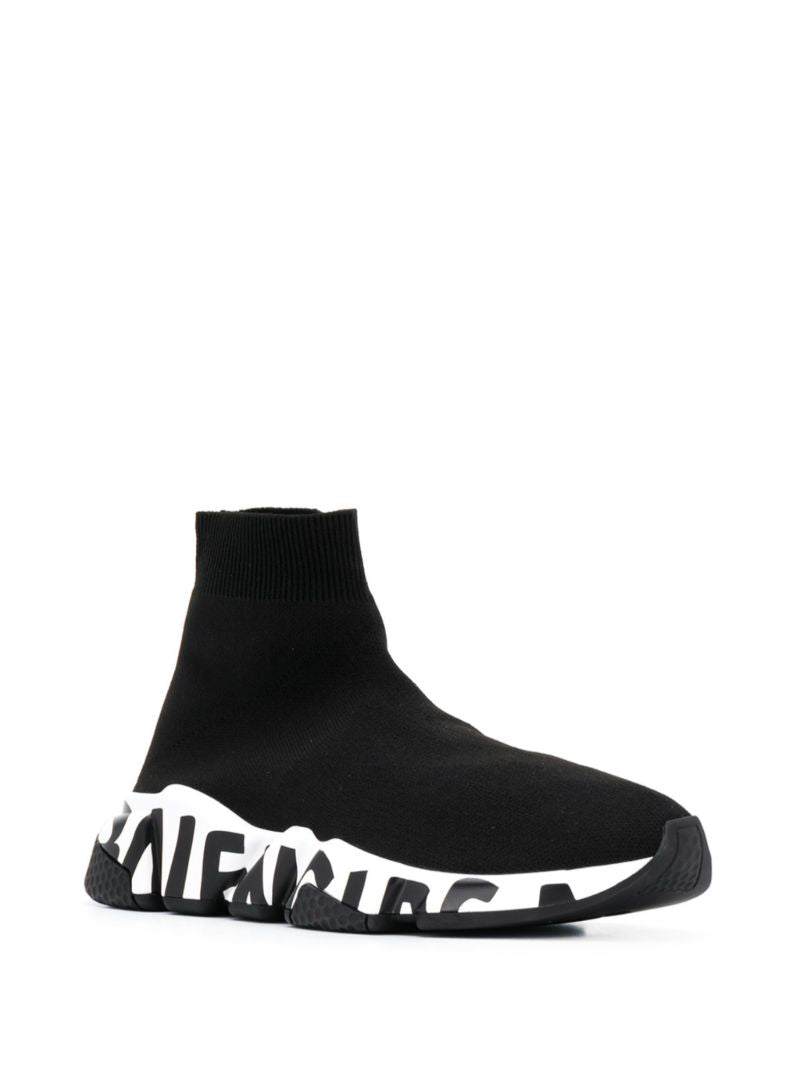 Black Speed Sock Sneakers