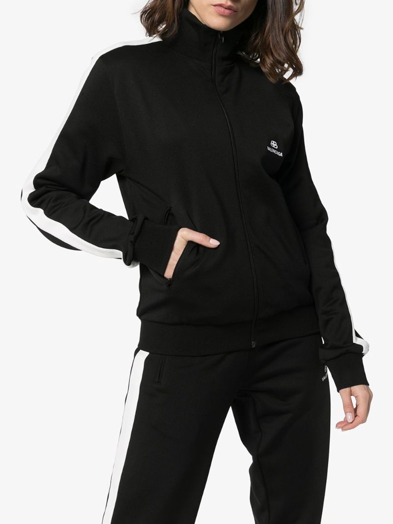 Striped Logo Track Jacket