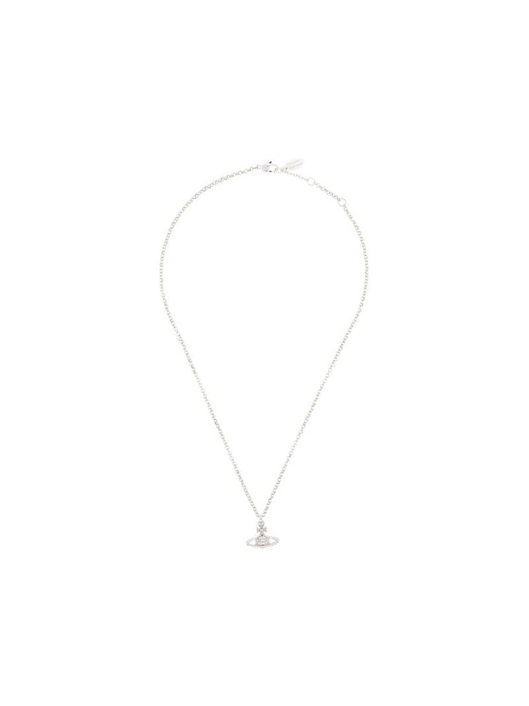 Silver-tone Mayfair Bas Relief Pendant Necklace