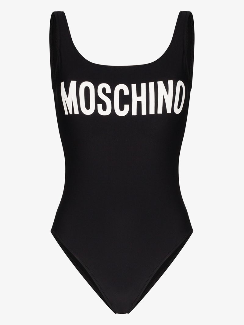 Logo Print Swimsuit