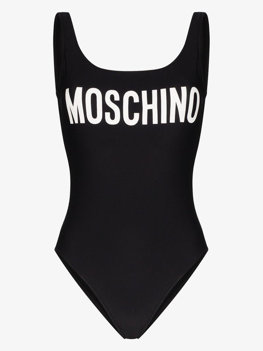 Logo Print Swimsuit